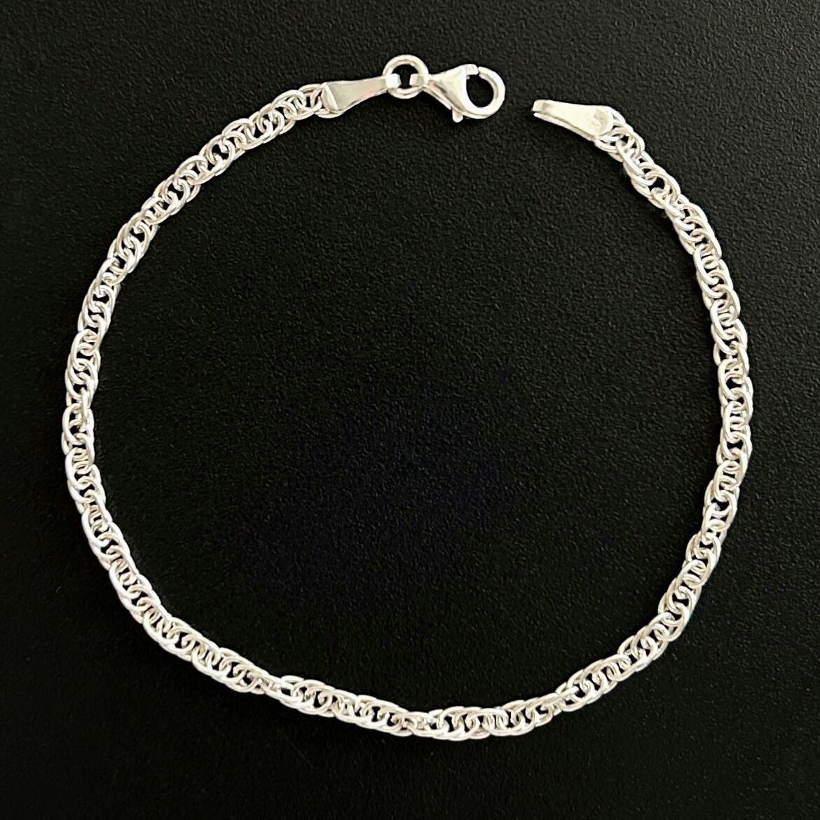 925 Ayar Gümüş Burgu Zincir Bileklik