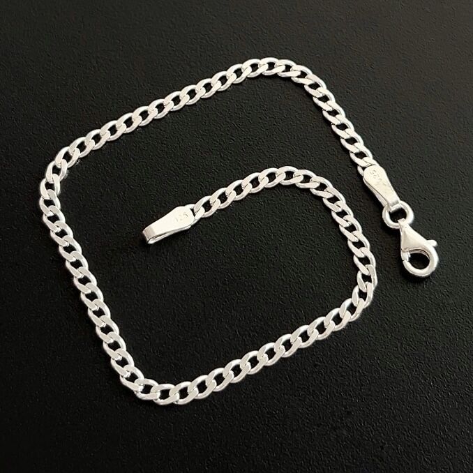925 Ayar Gümüş Gurmet Zincir Bileklik 2,5 mm