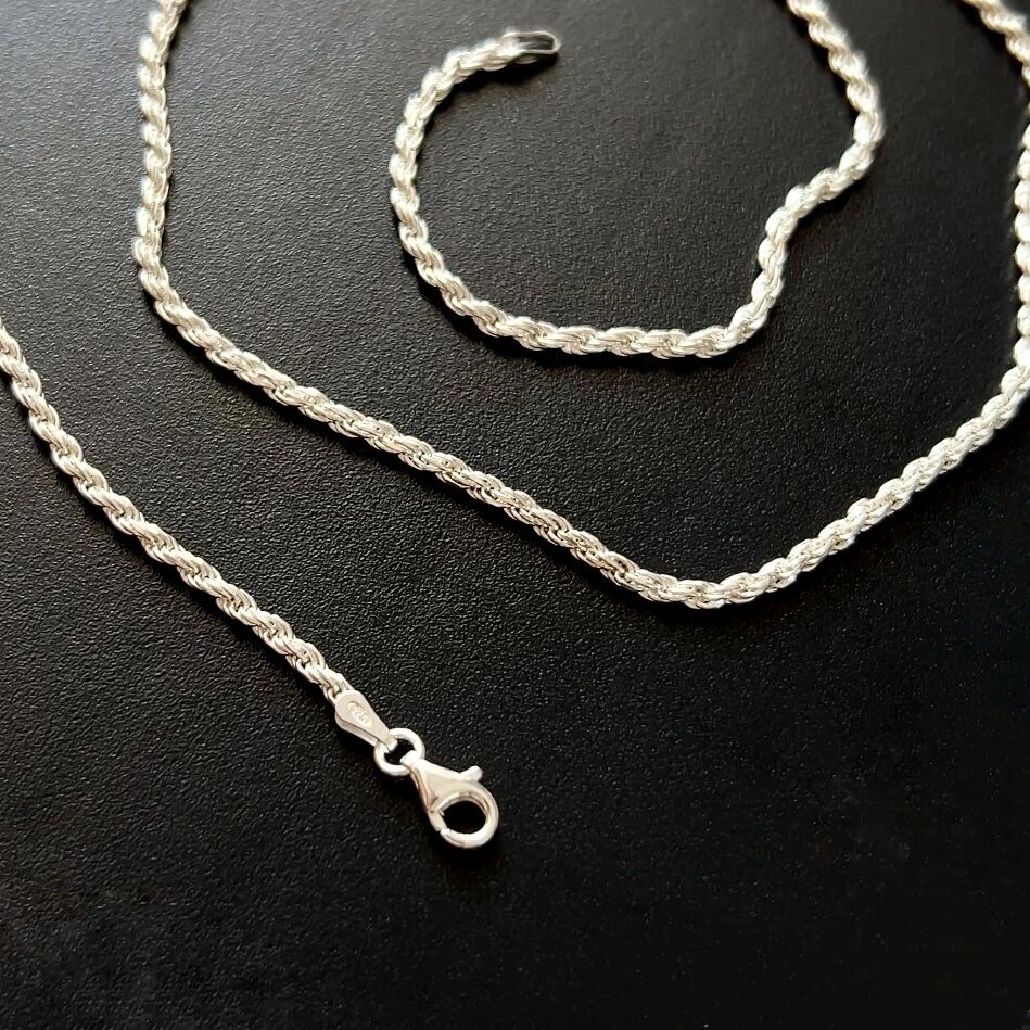 925 Ayar Gümüş Burgu Zincir Kolye