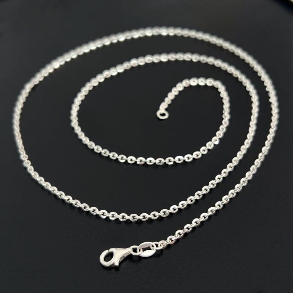 925 Ayar Gümüş Forse Zincir Kolye