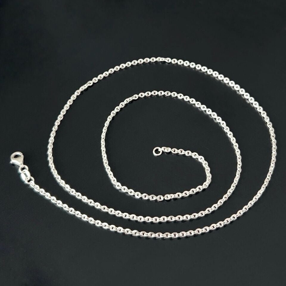 925 Ayar Gümüş Forse Zincir Kolye