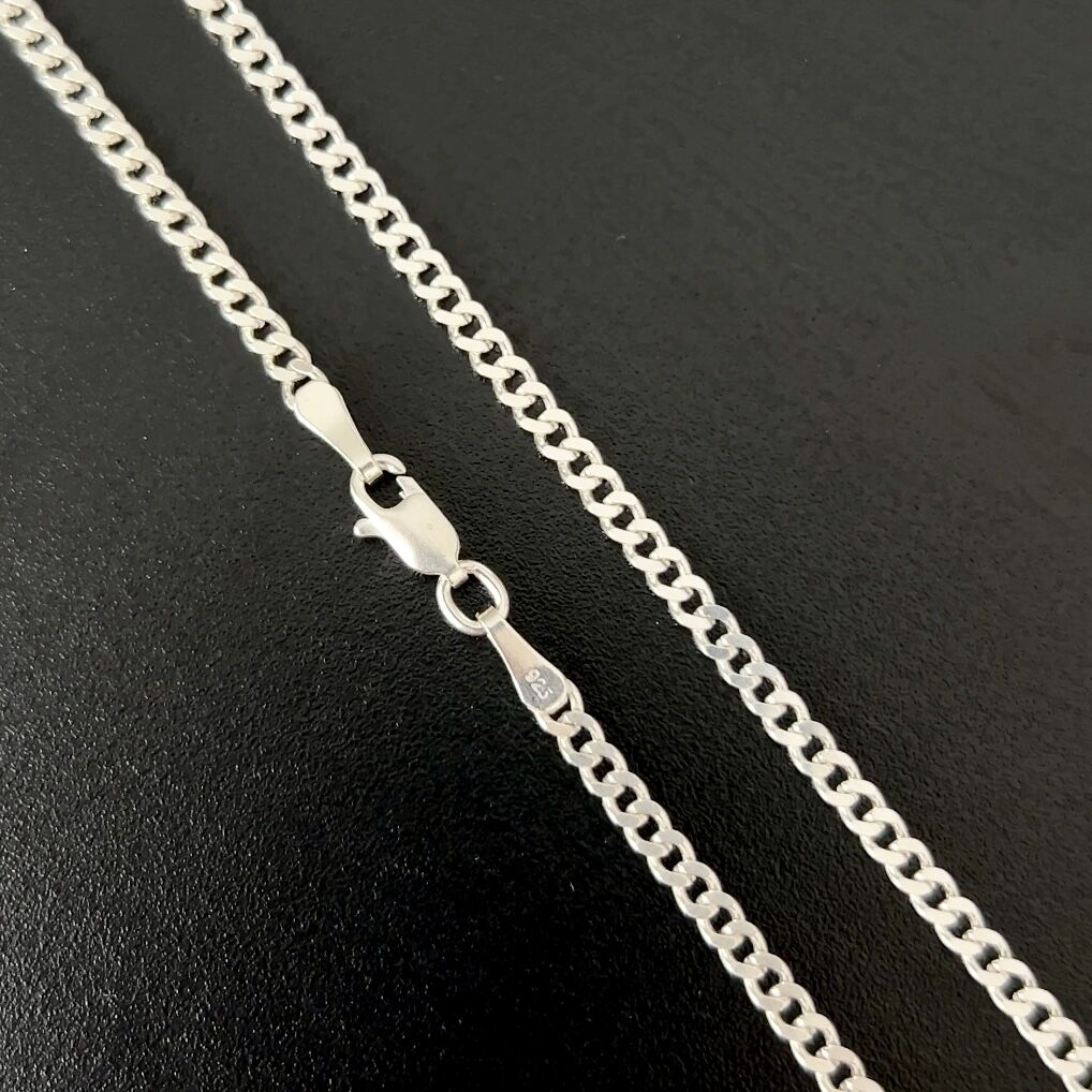 925 Ayar Gümüş Gurmet Zincir Kolye 3 mm