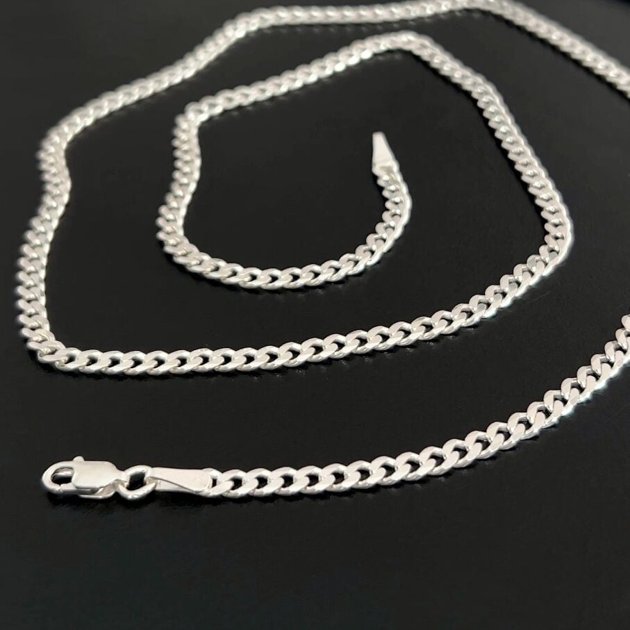 925 Ayar Gümüş Gurmet Zincir Kolye 3,5 mm