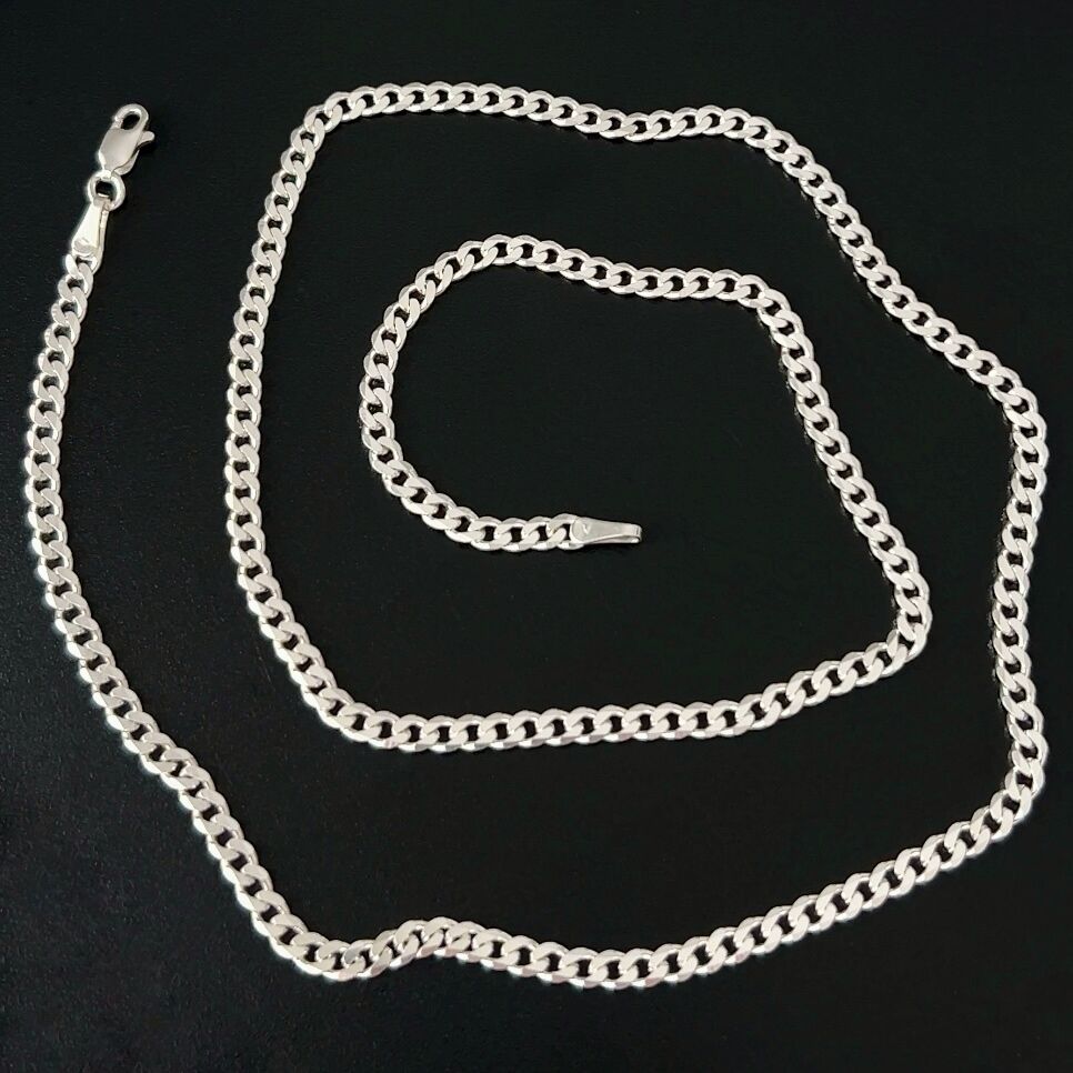 925 Ayar Gümüş Gurmet Zincir Kolye 3,5 mm