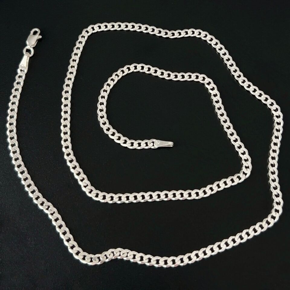 925 Ayar Gümüş Gurmet Zincir Kolye 3,5 mm